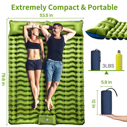 Extra-Thick Self-Inflating Double Sleeping Pad