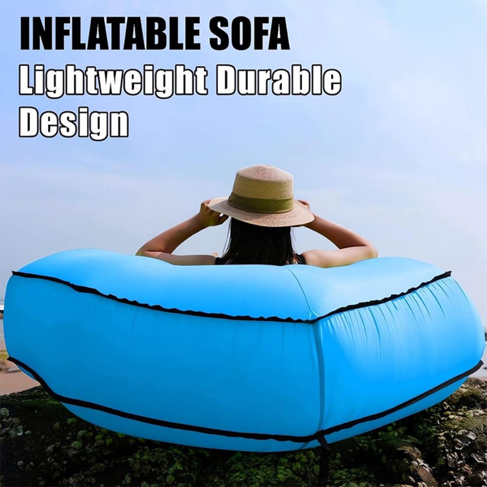 WESTTUNE 2 Person Inflatable Sofa with Canopy Amphibious