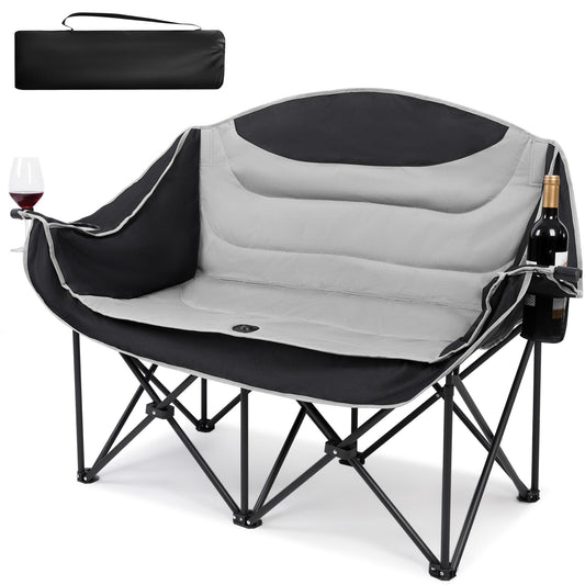 Heavy-Duty Double Camping Loveseat Chair